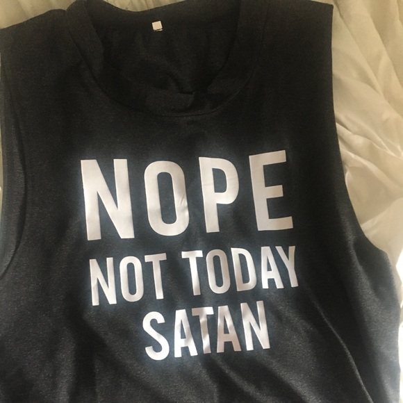 Not today, Satan tank! Size L - Picture 1 of 2
